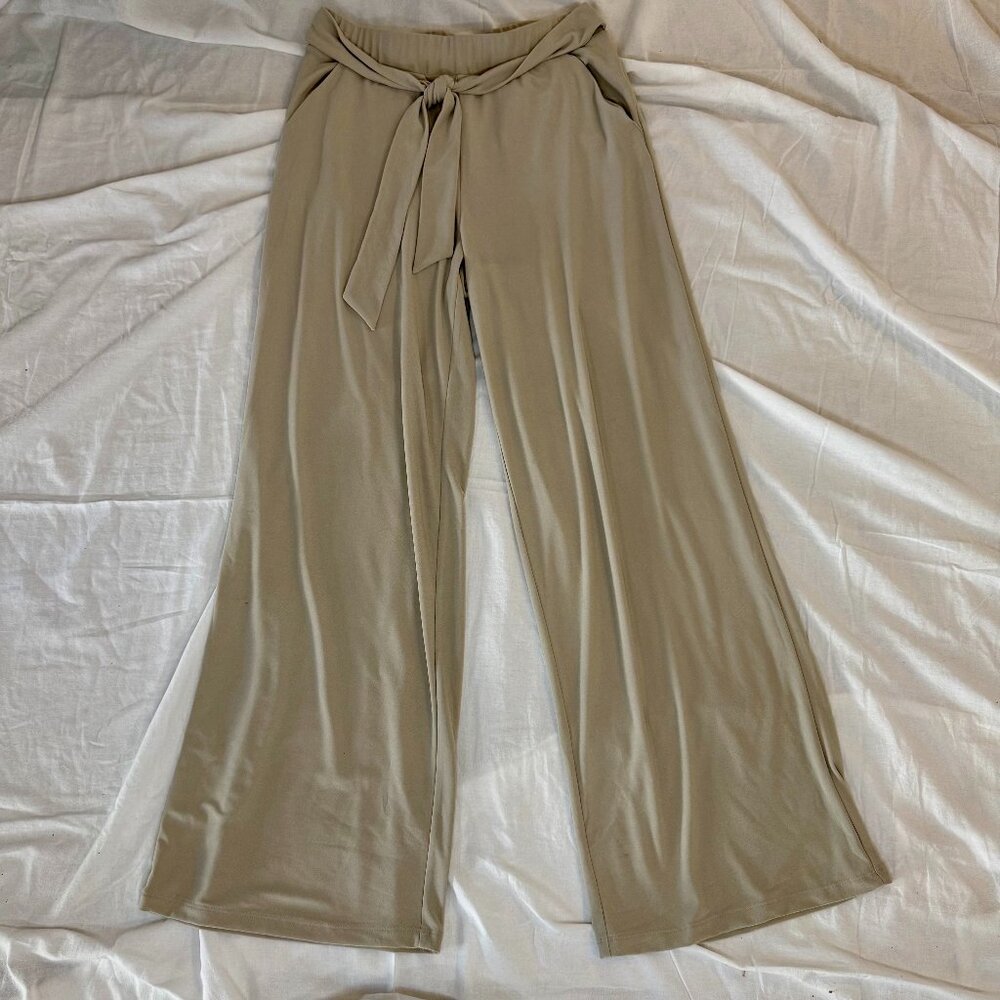 Philosophy Pull-On Wide Leg Pants – Taupe, Size XS (NWT)